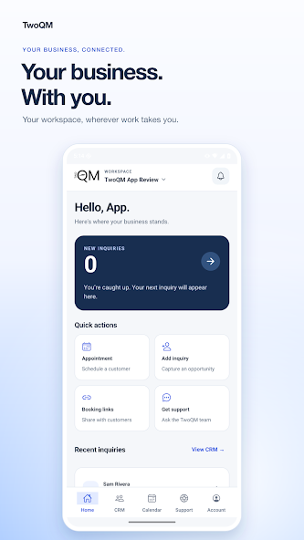 Public TwoQM mobile app screenshot