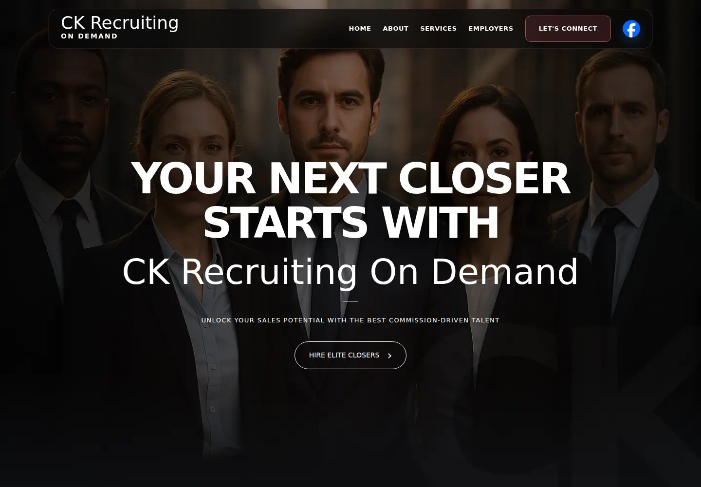 CK Recruiting On Demand website homepage